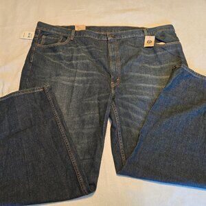 Levis Mens 550 Relaxed Fit 52 x 32 Big & Tall NEW NWT Blue Jeans Distressed